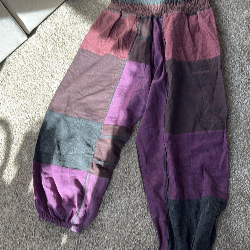 patchwork hippie pants